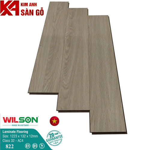 Sàn Gỗ Công Nghiệp 12MM WILSON-822
